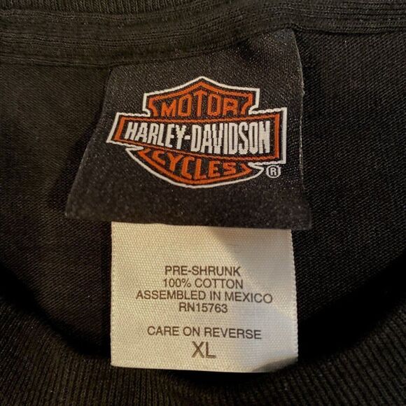 NWOT 2005 HARLEY DAVIDSON T-SHIRT Hannum's Media PA 50th Anniversary Sz XL Black - Picture 4 of 8